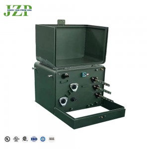 Haɗe-haɗe Transformer 14400V zuwa 416V 75 kva lokaci guda padmounted transformer Liquid cika 60hz