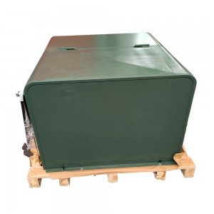 37.5 kva fażi waħda pad mmuntat transformer 7200V għal 240/120V Likwidu mimlija 304 stainless steel shell2