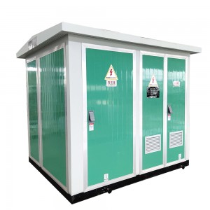 Paling populer 1450kva 1500kva 380v jinis kothak kompak prefabricated gardu transformator gabungan2