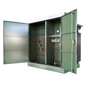 Aangepaste OEM ODM 150 Kva 225kva 13800 Delta 208 / 120v Wye radiale voeding dode voorkant pad-mount transformator2