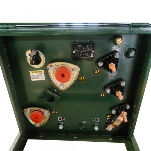 Standard IEEE ANSI DOE 37,5 kVA 50 kVA 7200 V / 12470 V do 120 V / 240 V enofazni oljni transformator3