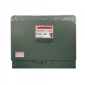 IEEE/ANSI 57.12.90 II0 II6 Haɗin 25 kVA 2400V zuwa 416V Single Phase Pad Dutsen Transformer3