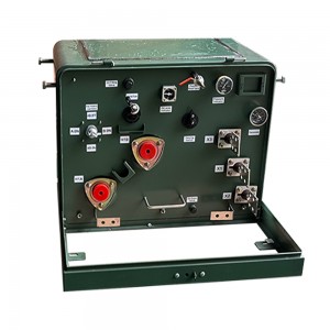 Customized IEEE tus qauv 12470V rau 400/230V 75 kva ib theem padmounted transformer nrog IFD