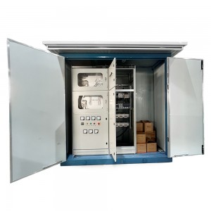 เวลานำสั้น 2000 kva 2500 kva Step-Down หม้อแปลงไฟฟ้าสถานีย่อยขนาดกะทัดรัด 15000v 480v หม้อแปลงน้ำมัน