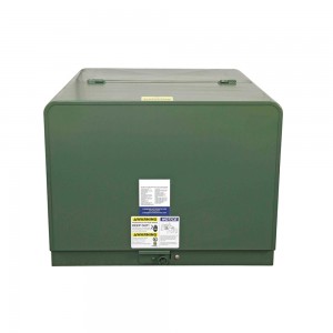 ANSI C57.12.00 standard 333 kva fażi waħda pad mmuntat transformer 13800V għal 240/120V żieda fit-temperatura 652