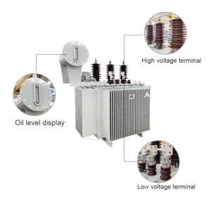 ไฮเทคไฟฟ้า 800 kva 1,000kva 24940v 4160v NEMA ตู้หม้อแปลงไฟฟ้าแช่น้ำมัน2