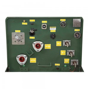 ឧបករណ៍បំលែងថាមពល 75KVA-2500KVA ប្រេង immersed Transformer 4160v 7200v 240v 480v ប្លែងបីដំណាក់កាល 3