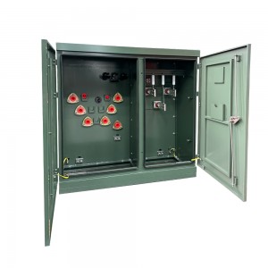 তরল-নিমজ্জিত রেডিয়াল ফিড 60Hz 24940V থেকে 208/120V 1000 kva থ্রি ফেজ প্যাড মাউন্টেড ট্রান্সফরমার3