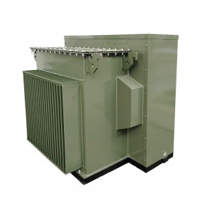 Jzp 13.8kv 500kva محول الطاقة محطة فرعية محمولة على المحول3