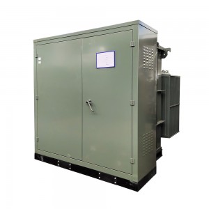 IEEE standard 1500 kva three phase code mounted transformer 34500V to 208/120V ONAN with cooper fuse3