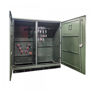 Loop Feed Dead Front Box-type 7200V to 208/120V 150 kVA 300 kVA Transformer4 Mounted Pad Sé Phase