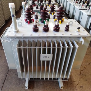 ANSI IEEE 200kVA 315kVA 10KV სამფაზიანი ზეთის ჩაძირული ტრანსფორმატორის სპილენძის გრაგნილი ONAN7