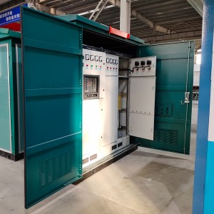 Pabrik Hot Sale 500 KVA 600KVA 20KV 15/0.4kv 11KV tilu fase Compact gardu induk RMU7