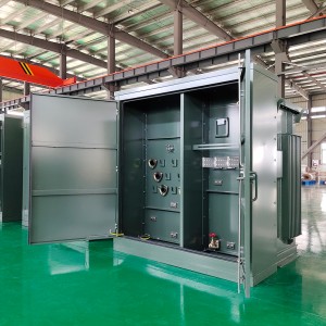 DOE Amorphous Alloy Core 34500Y/19920V mpaka 240/120V 3150 kva Three Phase Padmounted Transformer3