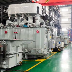 Alta Efikeco Cooper 25000 kva 35kV ĝis 10kv Trifaza Oleo-Tipa transformilo Potenco Transformer8