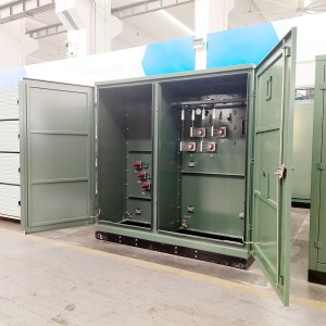 Ukusasazwa koMbane 150KVA 300KVA 12470V 12000v 480V iSigaba esiThathu sePad eMounted Transformer6