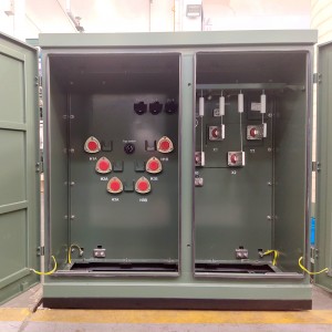 75KVA 13.2KV في الهواء الطلق IEEE محول الجهد المتوسط ​​ثلاث مراحل لوحة محمولة محول التوزيع 5