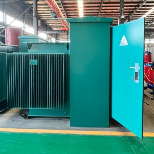 ANSI tulaga masani 750 kva tolu vaega pad fa'apipi'i transformer 34500Y/19920V i le 240/120V 6-Pu Spade7