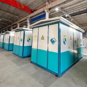 Вогнеахоўнага тыпу 500kva 1250kva 1500kva 20kv 220v Dyn11 Box Type Кампактны трансфарматар 7