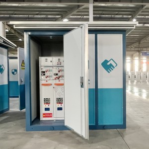 Бокс трафостаница 500kva 1000kva Компактна Dyn11 Дистрибутивна трансформаторска трафостаница со Цена3