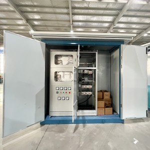 Transformadores compactos 50-2000KVA DYN11 6000V a 400V Subestación en contenedores3