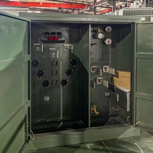 Frekwenza għolja Transformer 225 kva 300 kva 12470v Iżolament taż-żejt 3 Phase pad mmuntat transformer5