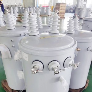 Jzp Conventional Two Bushing 4160v To 208/120v 15kva Single Phase Polemounted Transformer5