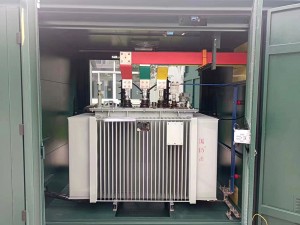 Phepelo ea Moetsi 800 kva 1000kva 15/0.4KV Dyn5 50hz 3 phase compact substation transformer6