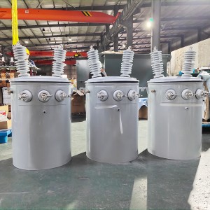 ምሰሶ የተገጠመ ትራንስፎርመር 50kva ነጠላ-ደረጃ 7200v 240/120v ዘይት የተጠመቀ ትራንስፎርመር ዋጋ11