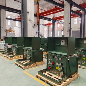 316 Ryðfrítt stálskel 7200v 480/277v 150 kva 250 kva Einfasa Padmounted Transformer6