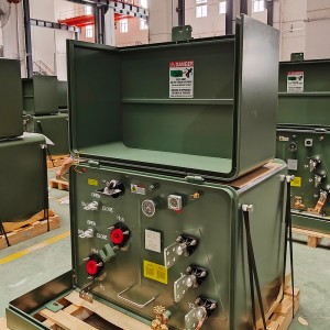 IEC60076/ANSI/NEMA-standardi 99,19 % 12000 V - 400/230 V 75 kva yksivaiheinen pehmustettu muuntaja6