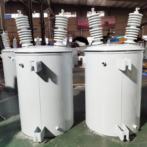 Mga transformer sa pamamahagi 7200v 12470v hanggang 120v 240v 480v 50kva 75kva 100kva Single-Phase na oil immersed type na mga transformer7