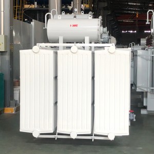 High Performance FR-3 Filled 125 kVA 160 kVA 13800V rau 480V Kauj Ruam Down Roj Immersed Transformer7