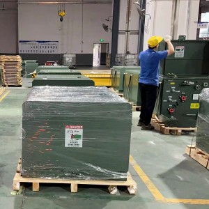 Биологиялык ажыроочу FR-3 май менен толтурулган KNAN 34500V 416V 500 kva бир фазалуу Трансформатор орнотулган8