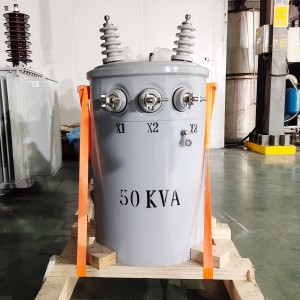 ISO/IEC/IEEE සම්මත 12000V සිට 240/120V 75 kva 50 kva Single Phase Polemounted Transformer7