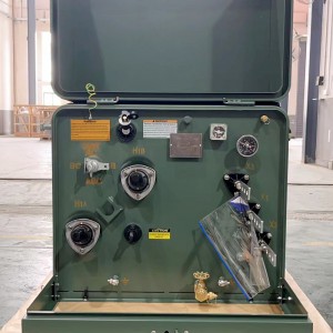 ONAN estándar 50kva 75kva 13200V a 400/230V recheo de aceite monofásico fabricante de transformadores montados4