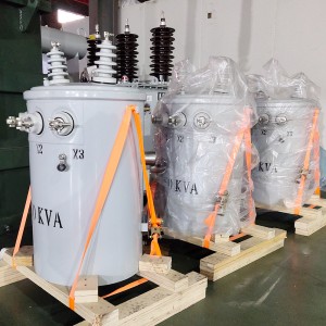 IEC 60076 Standard Conventional Type 25 kva 4160V hangtod 208/120V Single Phase Polemounted Transformer6