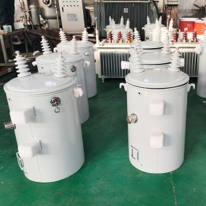 IEC 60076 Standard 50 kVA 100 kVA 13,8kV έως 120/240V Μονοφασικός μετασχηματιστής 6