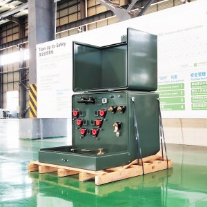 Jzp нерѓосувачки водоотпорно куќиште 37,5kva 7200/12470v 120/240v Еднофазен Padmounted Transformer4