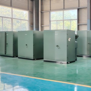 Jzp Ansi/ieee Ai Data Center utilizó distribución de aceite trifásico 300kva 13,2kv/0,48kv transformador montado en plataforma trifásico6