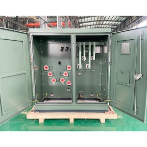 Jzp Ansi/ieee Ai Pusat Data Dipaké Distribusi Minyak Tilu Fase 300kva 13.2kv/0.48kv Tilu Fase Pad Dipasang Transformer3