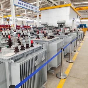 Kepungan Tahan Karat Kalis Air 1500 kva 750 kva 6.6kV 0.42kV Tiga Fasa Pengubah Isi Minyak8