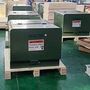 Distributio Transformer 75 kva 100 kva 13200v Oleum unum Phase Padmount Transformator pro Outdoor8