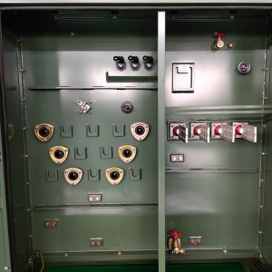 Trasformatore montato su supporto per custodia prefabbricata di tipo 315 kva 500 kva 13200 v 416 V NEMA 3R4