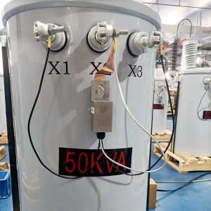 屋外設置 100% 銅巻線 2400V ～ 400/230V 15 kva 単相柱上変圧器5