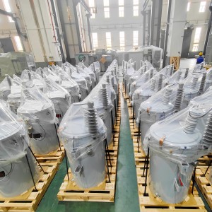 Residential Power Supply 75 kva 100 kva 12470Y/7200v 208/120v Single Phase Pole Mounted Transformer8