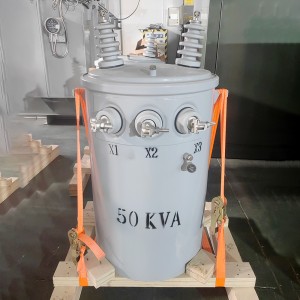 Preu de fàbrica 13.2KV a 440/230v 75 KVA Transformador monofàsic d'aliatge amorf 60HZ8