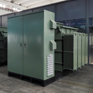 DOE 2016 Standard FR3 Mimli Żejt 19920V sa 480/277V 1500 kva Transformer Immontat fuq Pad Tliet Fażi8