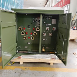 DOE Amorf Legeringskerne 34500Y/19920V til 240/120V 3150 kva Trefaset padmonteret transformer7