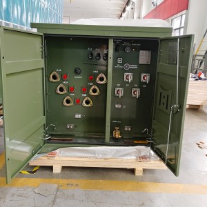 Mabilis na paghahatid tatlong yugto 75kva 150kva 13.8kv 480v loop feed pad mounted transformers5